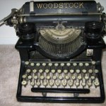 This is my typewriter.  I do all my blog postings from here.